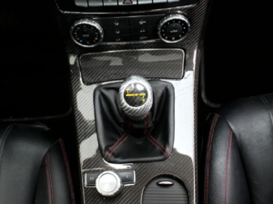 Mercedes Benz SLK Central Console Trim - Carbon Fiber - R172